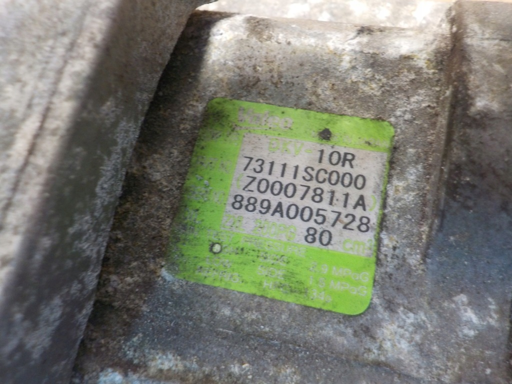 фото №5, Компрессор кондиционера subaru forester iii 2.0d 150km 2008r z0007811a