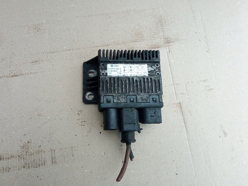 фото №1, Модуль реле вентиляторів 7h0919506d vw t5 2.5tdi