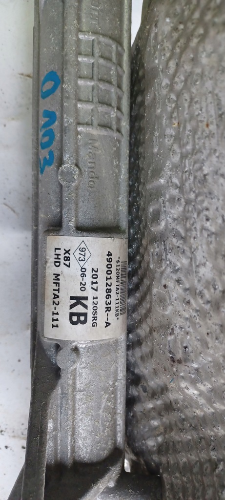 фото №2, Рулевая рейка трансмиссия renault captur 1 lift