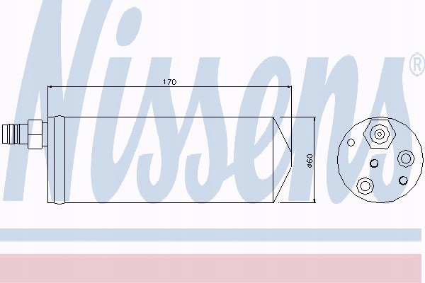 фото №2, Nissens 95363 осушувач, кондиціонер