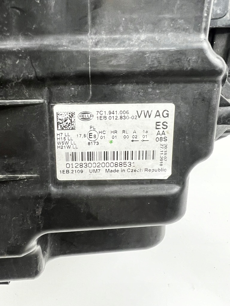 фото №9, Vw crafter 2 man tge лампа фара перед правий звичайна 7c1941006 1eb012830