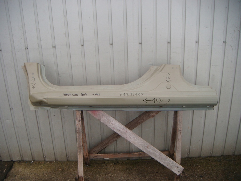 фото №7, Honda civic ix 9 fk9 12-17 порог левый