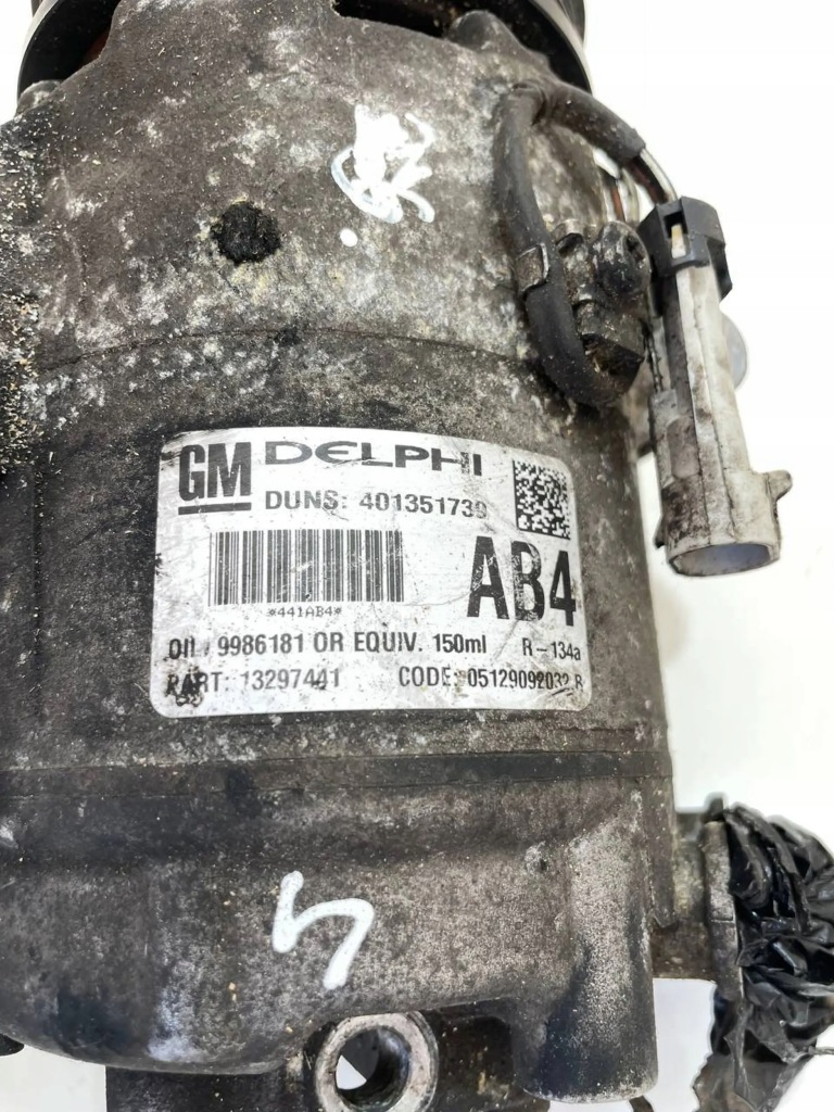 Компрессор компрессор насос кондиционера opel astra h iii 1.4 13297441 Недорого