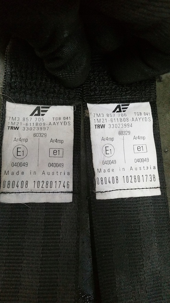 фото №6, Консоль натягувачі подушки безпеки датчик vw sharan lift