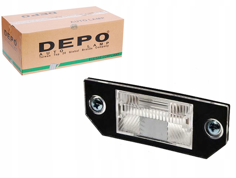 фото №1, Лампа номерного знака регистрационный depo