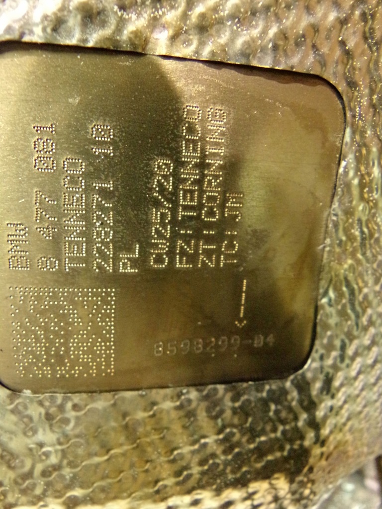 фото №9, Bmw x3 g01 g2x g3x dpf фільтр часток твердих 8598299 8477061 8477085