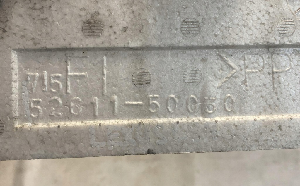 фото №8, Абсорбер бампера lexus ls 2 1994 - 2000 52611-50030