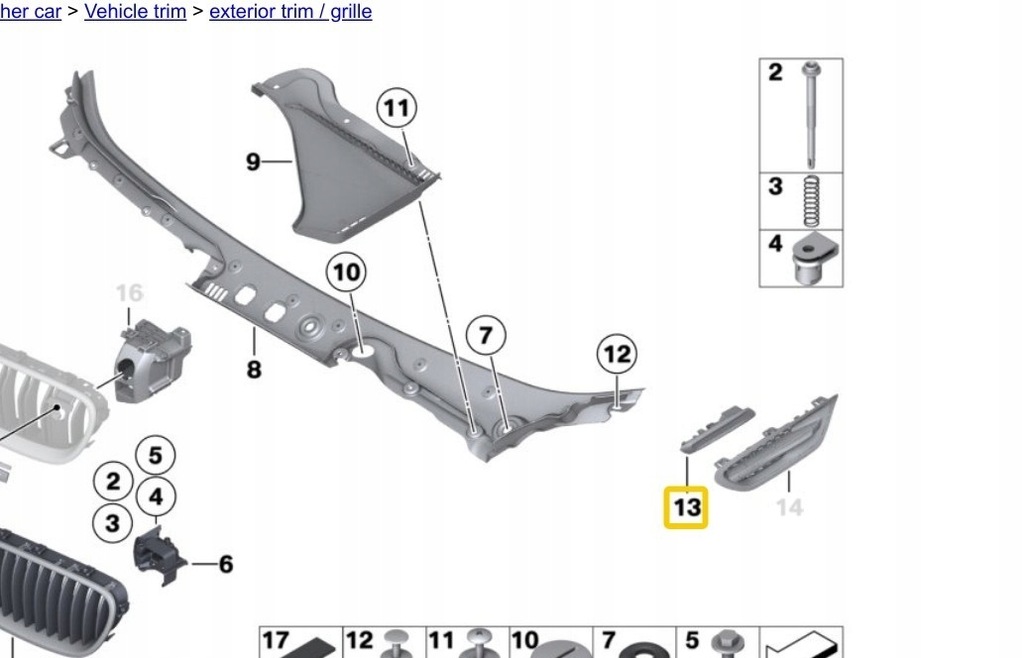 фото №5, Накладка панель боковой перед левый bmw 5 f10 f11 оригинальный 51137336647