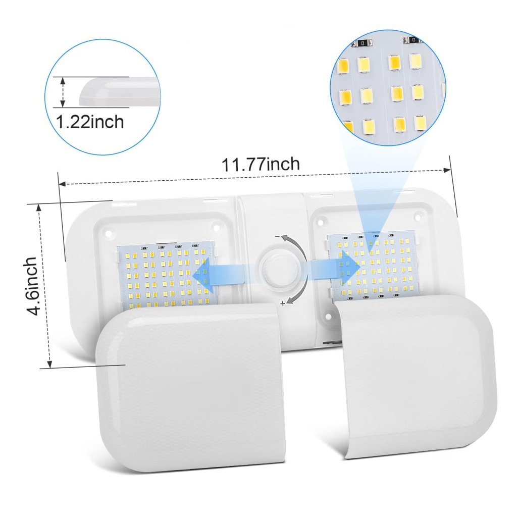 фото №8, Лампа led do салону автомобіля лампа стельова 120 led 12v 10w