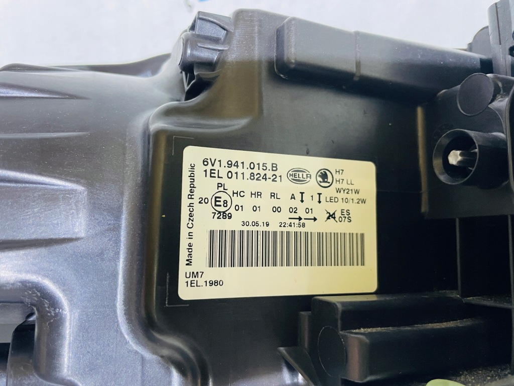 Купить Skoda fabia 3 6v1 фара левая перед передняя линза led 2014-2018 год