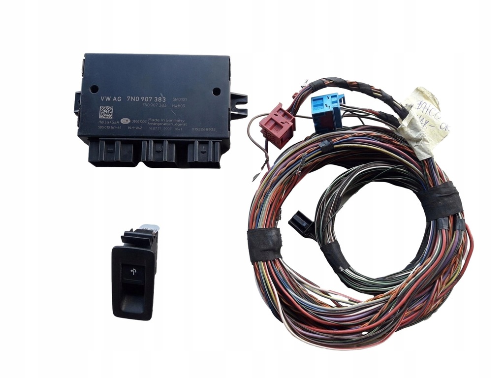 фото №1, Vw passat b7 cc 7n0907383 жгут кнопка фаркоп hak