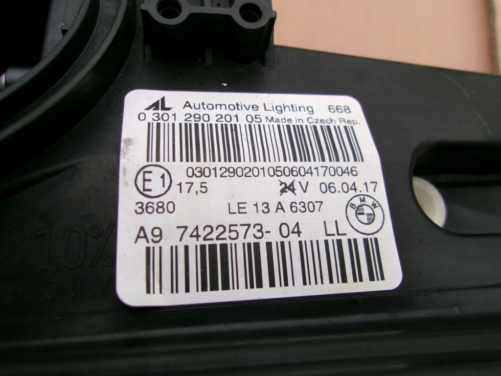 фото №5, Лампа фара лівий bmw f45 f46 13-16 eu