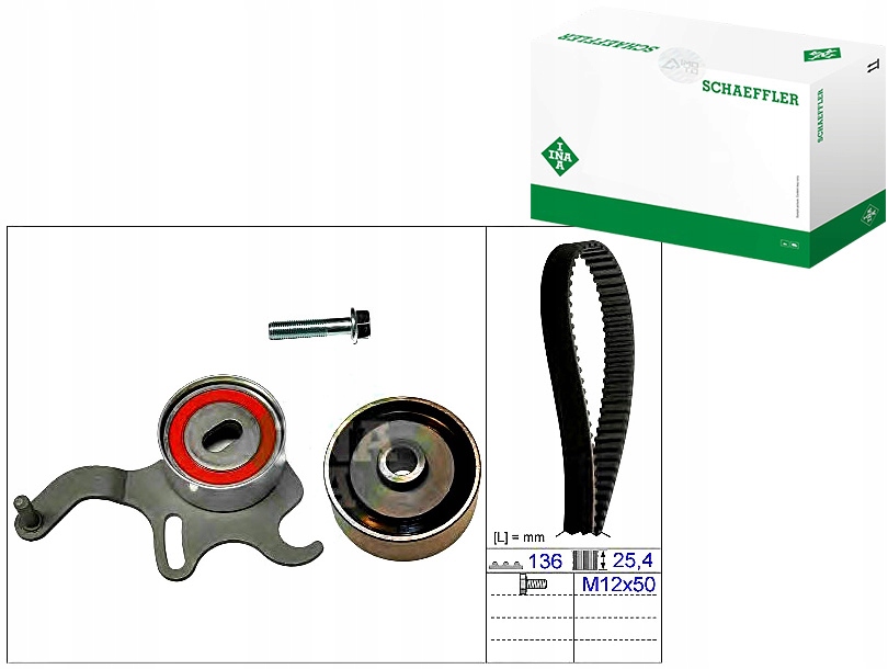 фото №1, Ina комплект - набір ремінь розподільного валу 93188128 93188