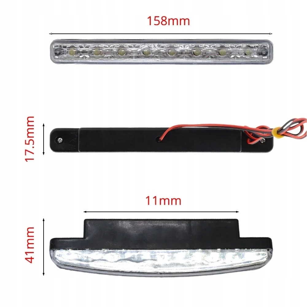 Купить Свет фонари к движение dziennej фонари к автомобиля 8 smd led drl автоматическая коробка передач