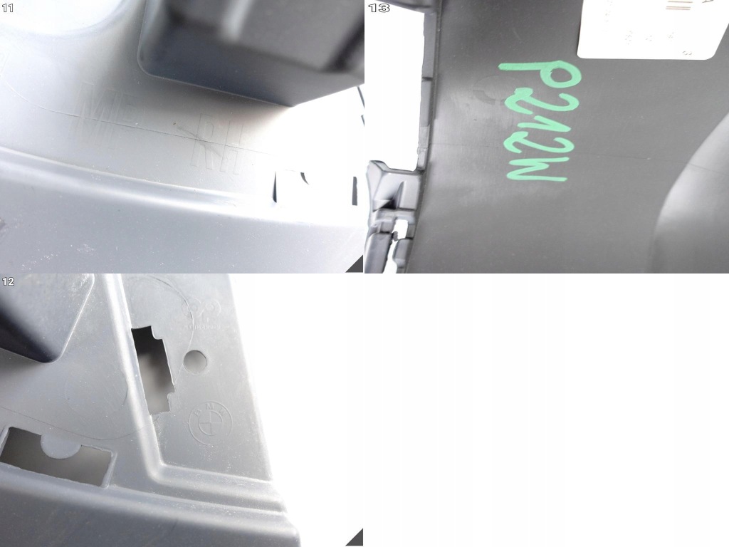 Bmw x5 e70 m-pakiet 06-10 уголок корпус бампера левый задняя 8037282 Оригинал