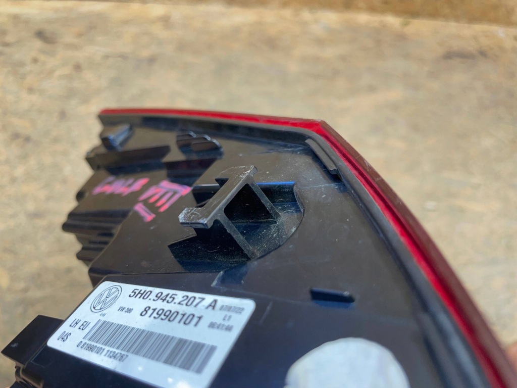 фото №10, Vw golf viii 8 20-24 лампа левая задняя задняя iq light