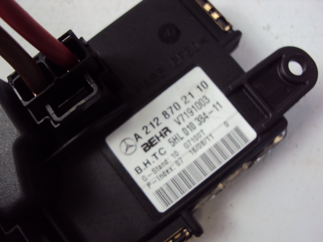 фото №5, Резистор воздуходувка mercedes e-klasa w207 2.2 cdi