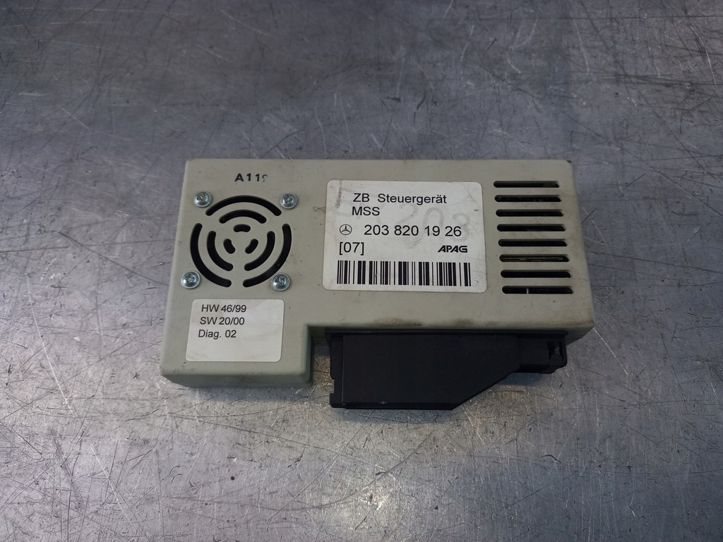 фото №1, Модуль комфорту 2038201926 mercedes-benz w203 2.2cdi
