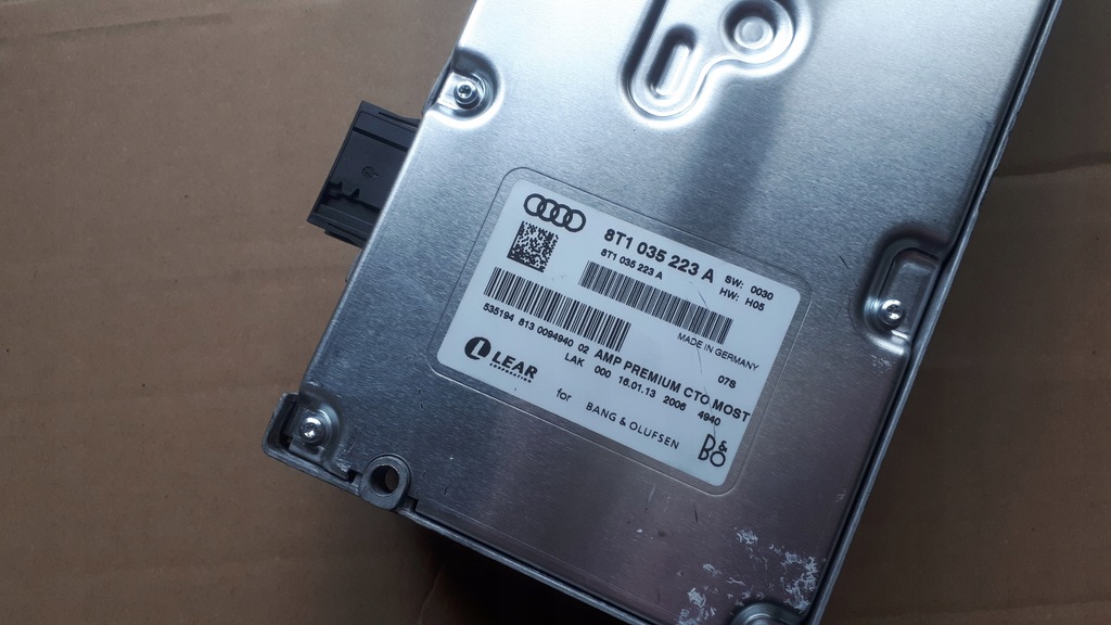 фото №6, S4 b8 lift a4 усилитель bang olufsen 8t1035223a