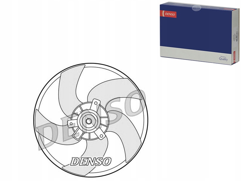 фото №1, Denso вентилятор радиатора с корпус peugeot 206