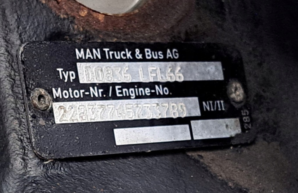 фото №9, Kompletny двигатель man tgl tgm 290 km d0836 euro 6 2016