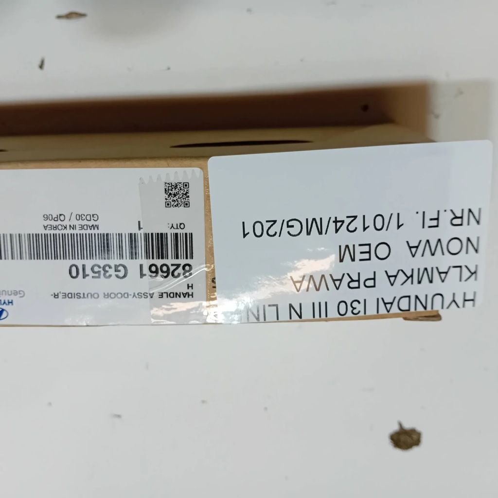 фото №12, Hyundai i30 iii n-line 17- ручка наружная правый перед nowa oem