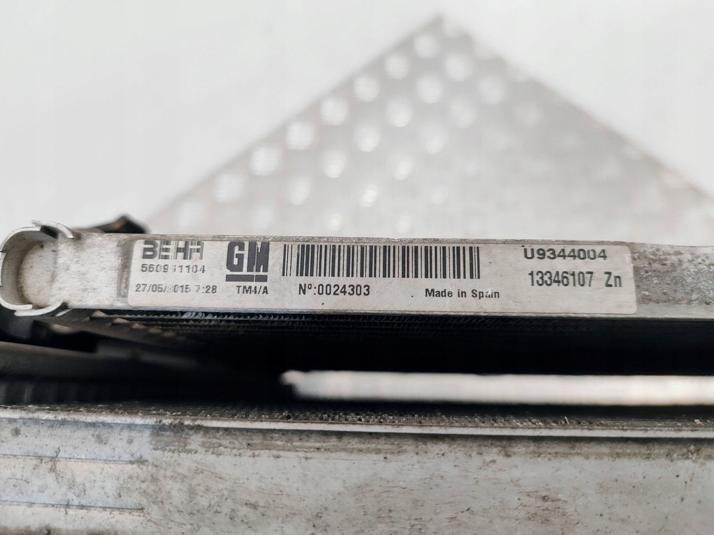 фото №11, Opel meriva b 2015 радіатор / комплект