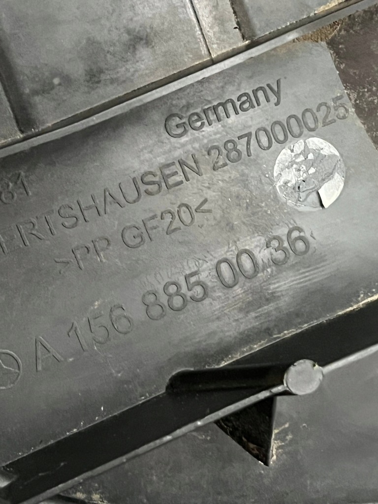 Плита под бампер перед mercedes w156 x156 gla przedlift a1568850036 Недорого