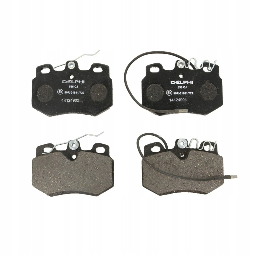 фото №1, Гальмівні колодки гальмівні kpl. delphi lp0536