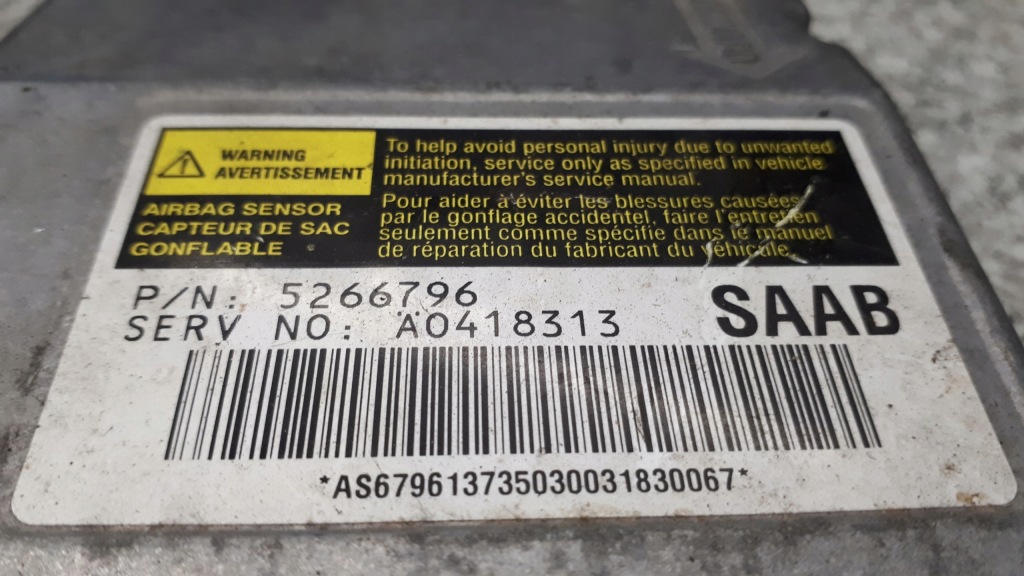 5266796 датчик подушка безпеки saab 9-5 Ціна