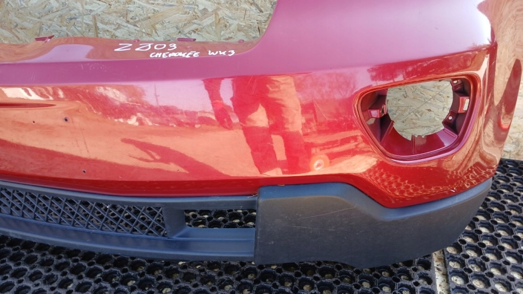 фото №9, Jeep grand cherokee wk2 бампер перед inferno red