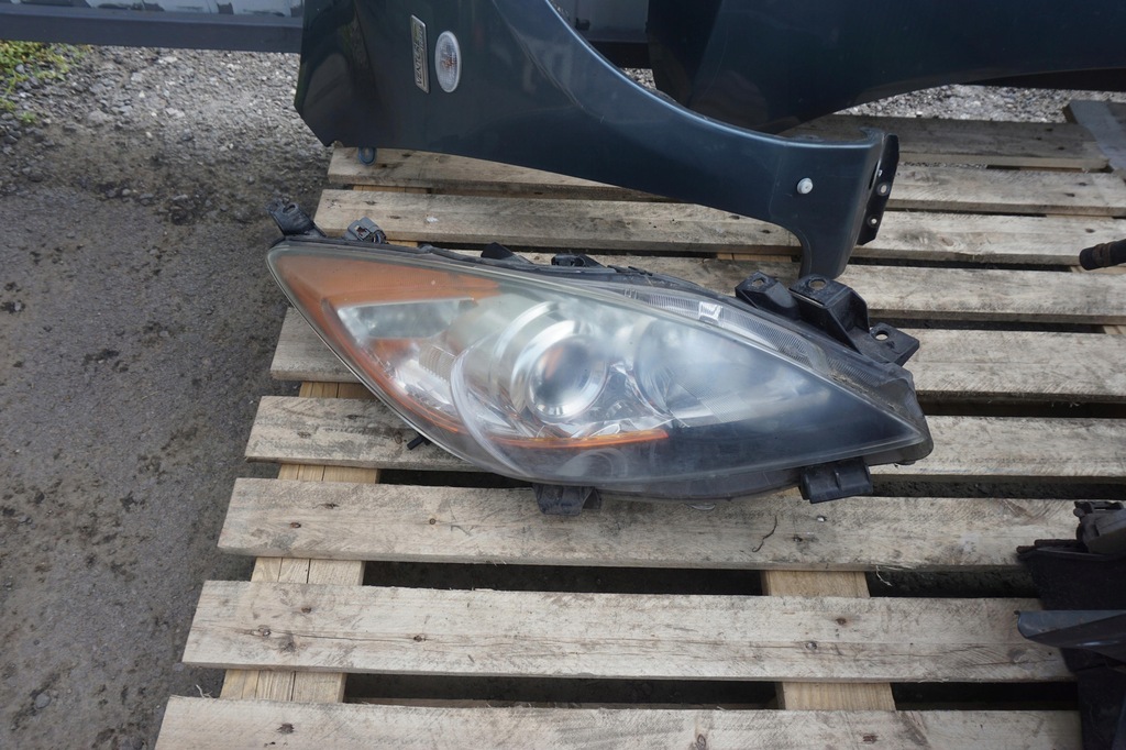 фото №10, Mazda 3 bl бампер pas передний капот крыло лампа 39t радиатор 1.6d решётка радиатора