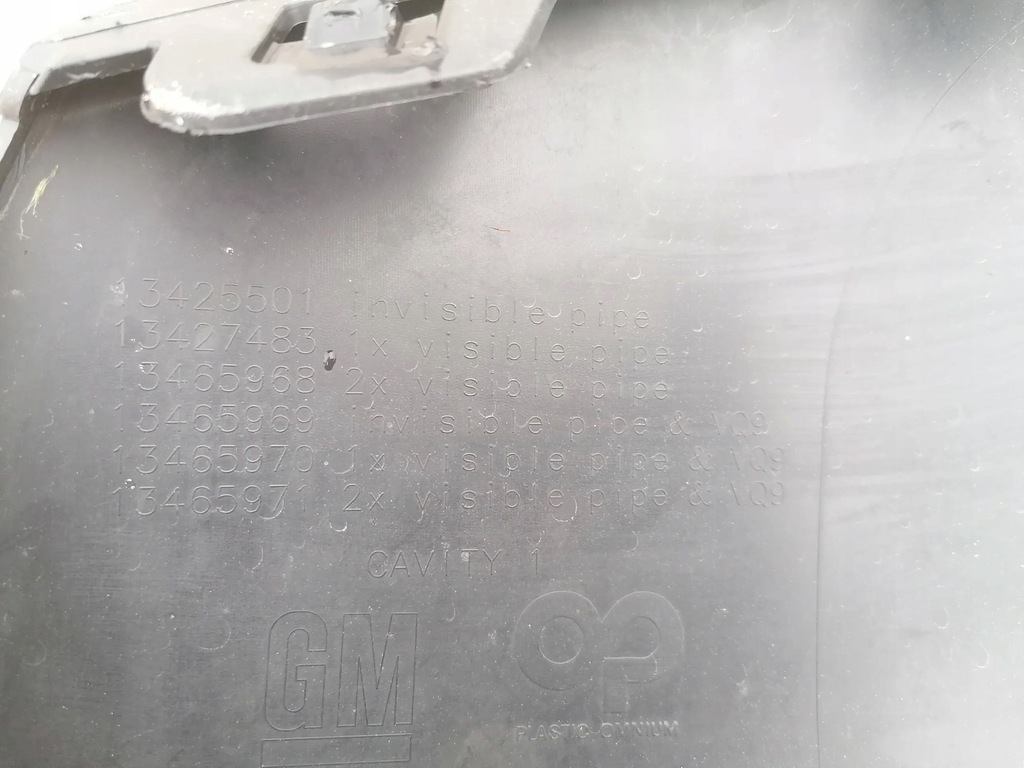 фото №8, Накладка бампер задняя opel astra k v 13427483 hb 5d