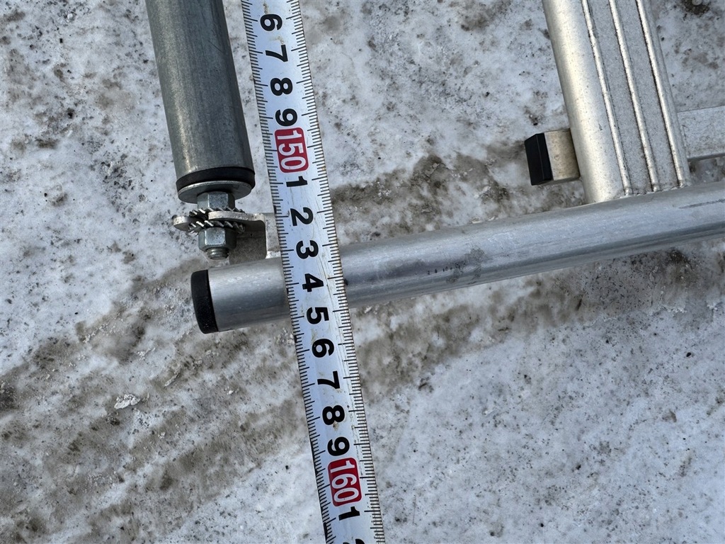 фото №11, Багажник крышный 150 kg mts лестница vw crafter ii 2 man tge 17-26 rok