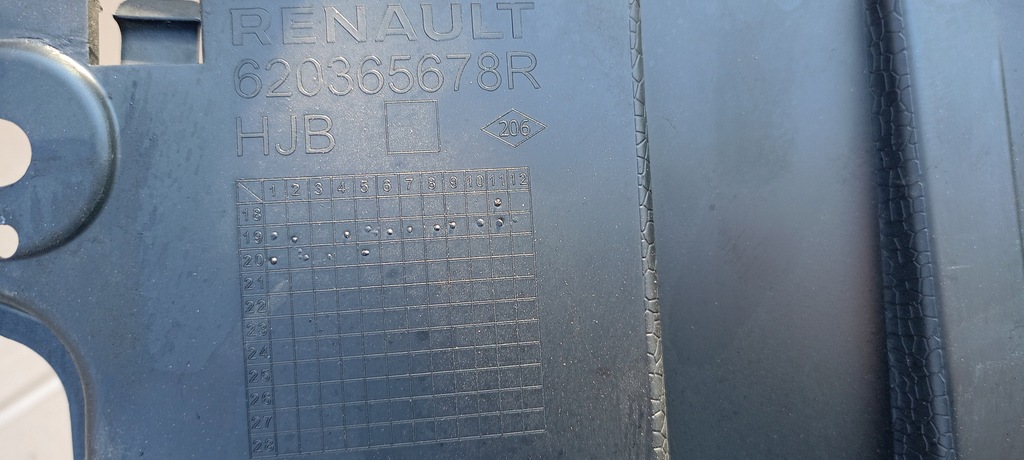 фото №13, Підсилювач каркас решітка радіатора решітка радіатора renault captur ii 2 19-24rok 620365678r org