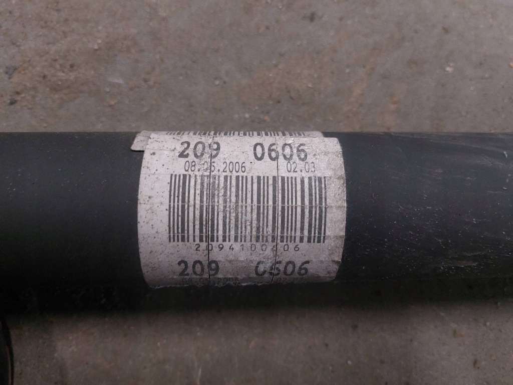 Wał приводной mercedes-benz w203 c180 2094100606 Недорого