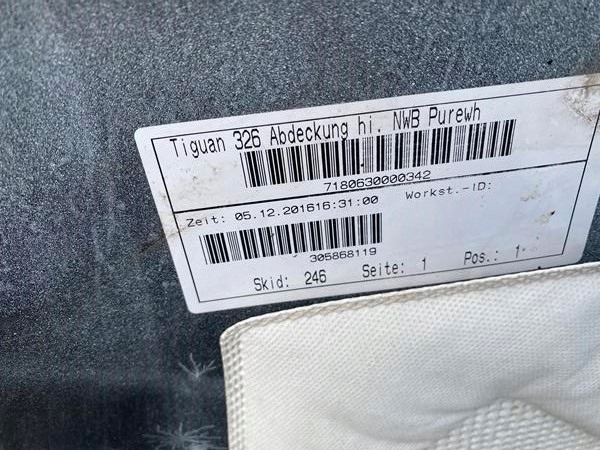 фото №6, Бампер задняя задний vw tiguan 5na 2 ii 15- + dol