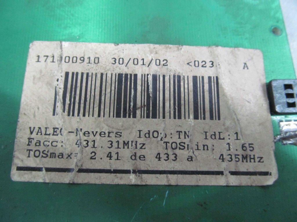 Renault laguna 2 01-07 підсилювач антенний 171001910 в Україні