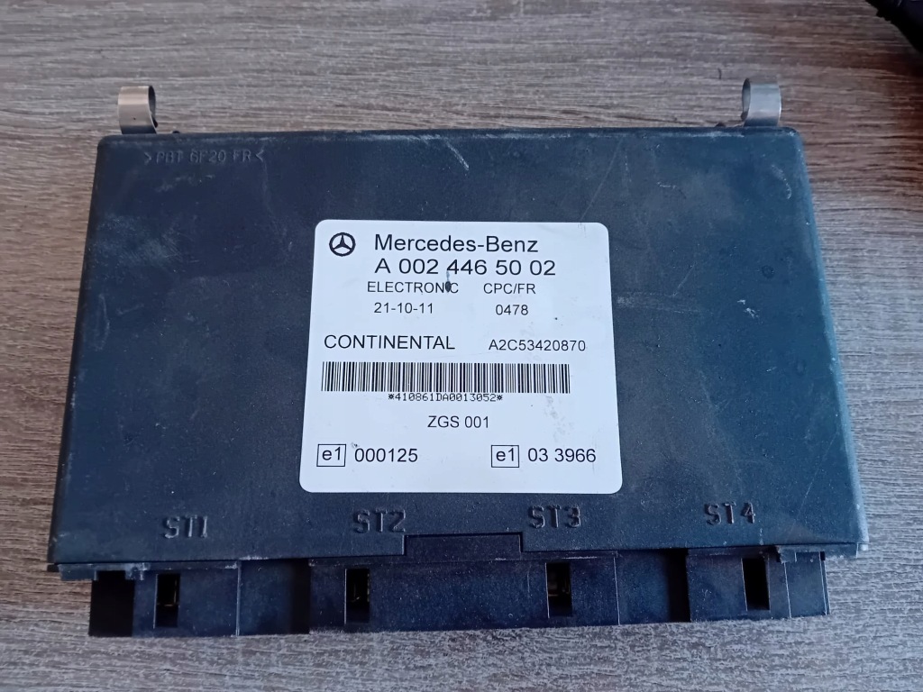 фото №1, Блок керування mercedes actros cpc/fr a0024465002