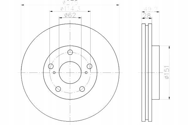 фото №1, Тормозные диски тормозные 2szt toyota перед avensis verso