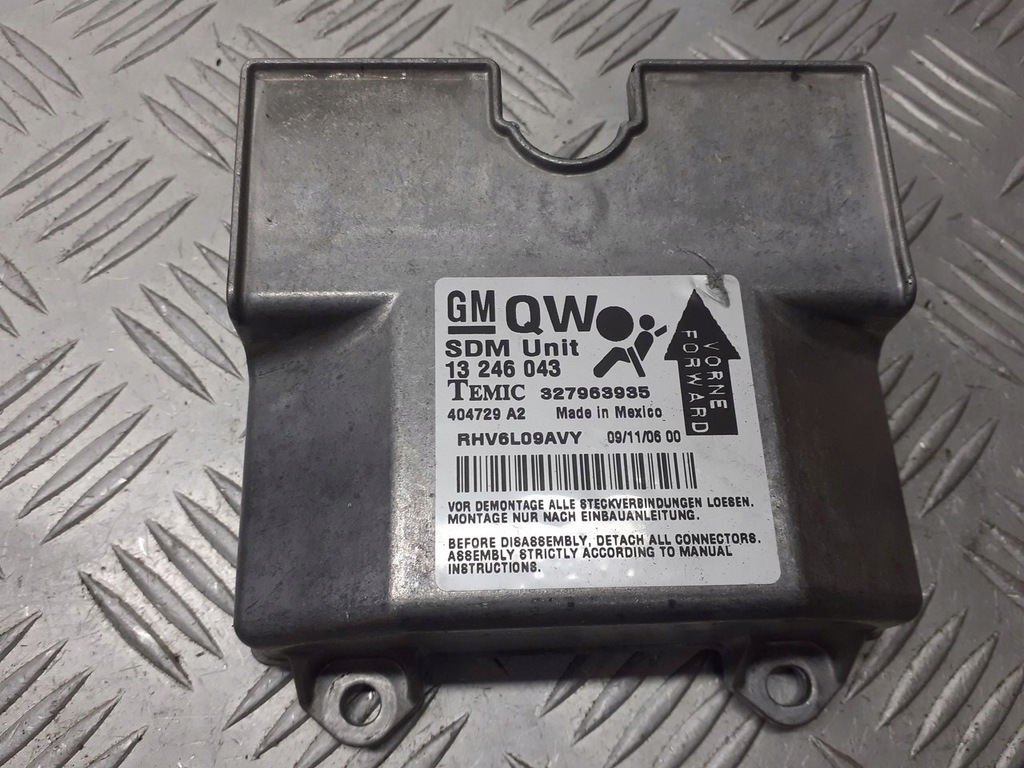 фото №1, Модуль подушка безопасности opel astra iii 1.9 cdti 13246043