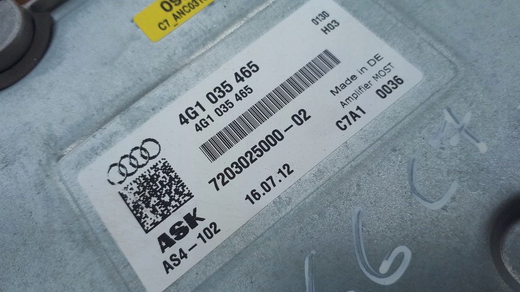 фото №9, S6 c7 4g a6 усилитель bang olufsen 4g1035465 a7