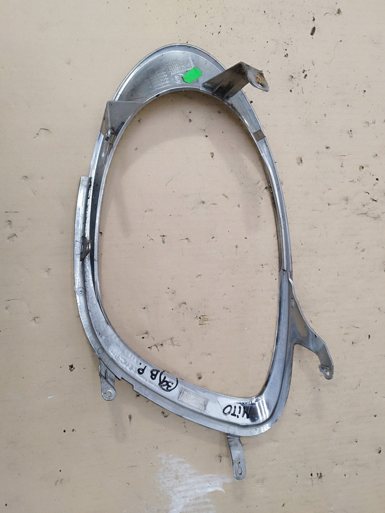 фото №12, Захист хром панель фари рамка лампи ліва перед alfa romeo mito 2008-2016