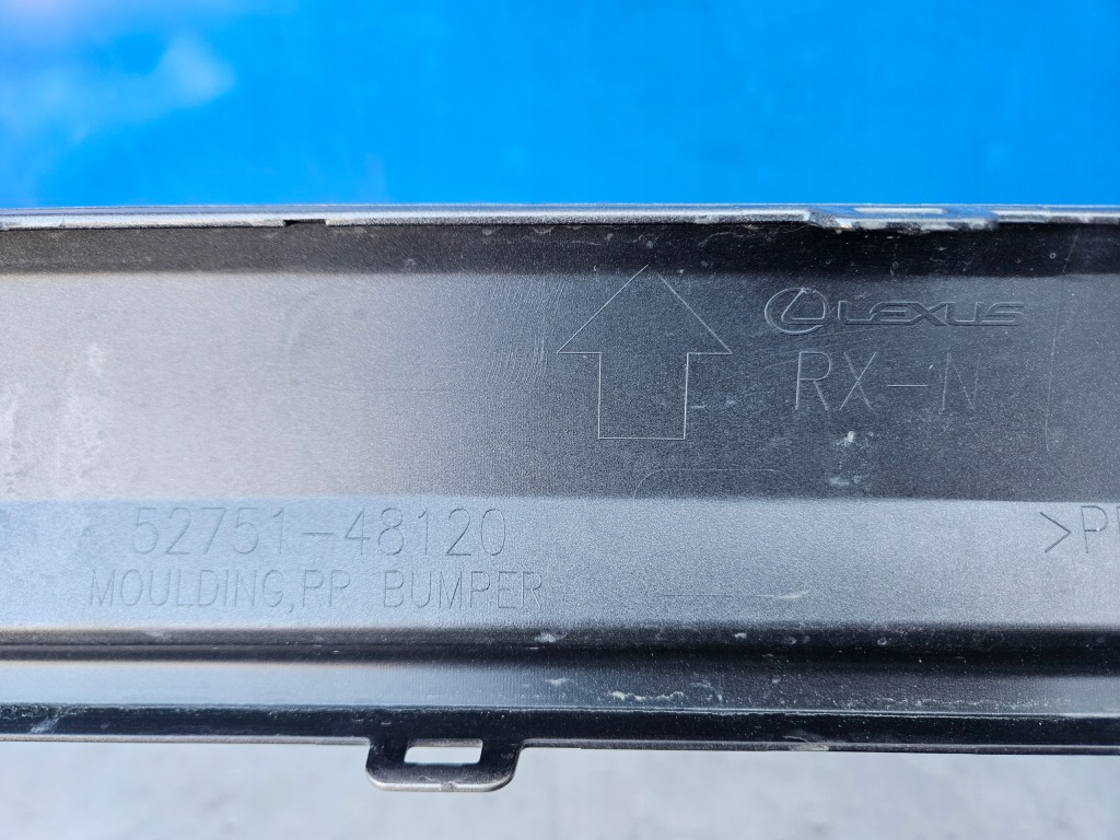 Lexus rx rx450h+ rx350h 22 23- 2022 2023- молдинг спойлер бампера задня Доставка