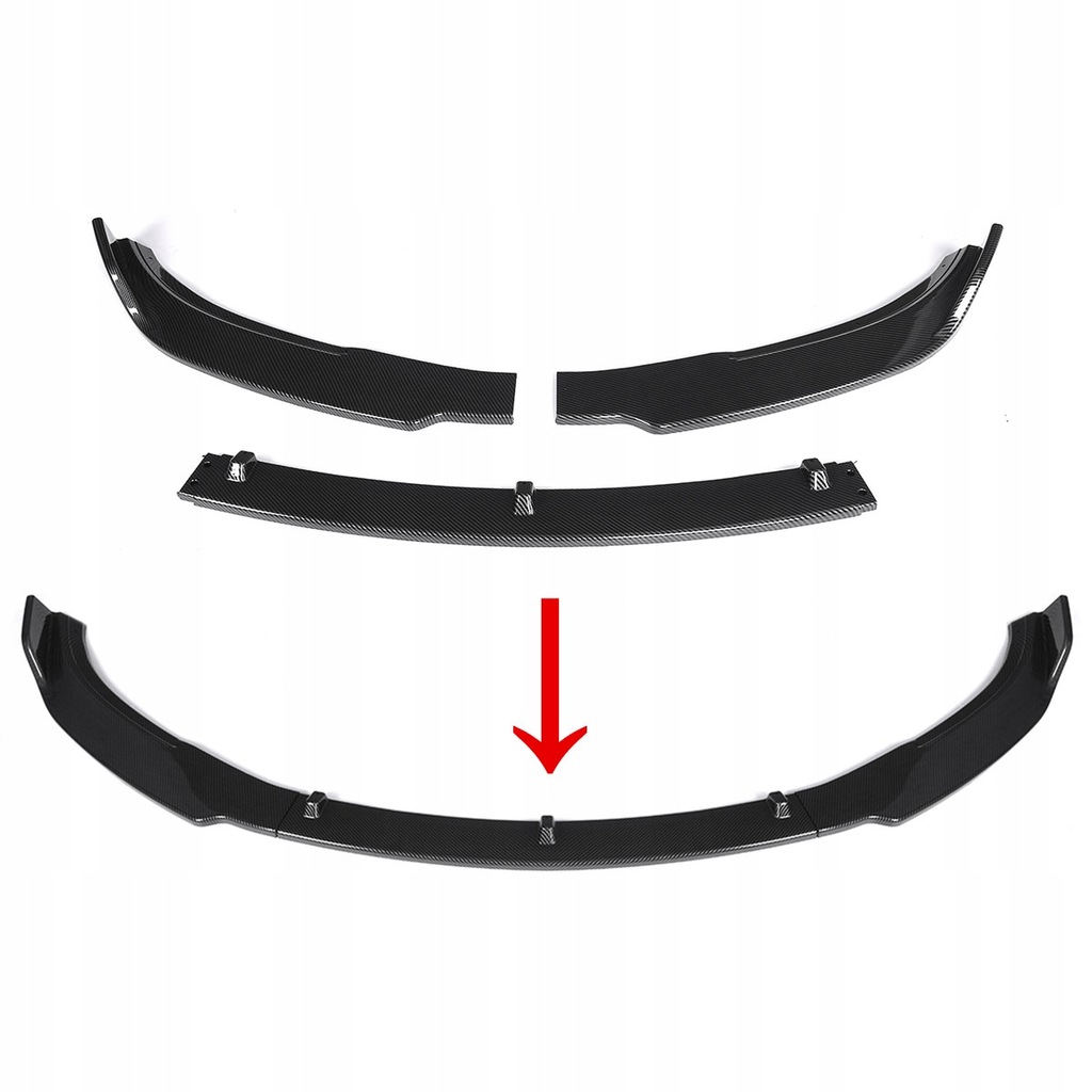 фото №9, Сплиттер накладка бампера карбон do tesla model 3 sedan 2016-2021