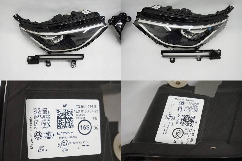 фото №11, Перед капот бампер усилитель лампы pas передний vw id buzz