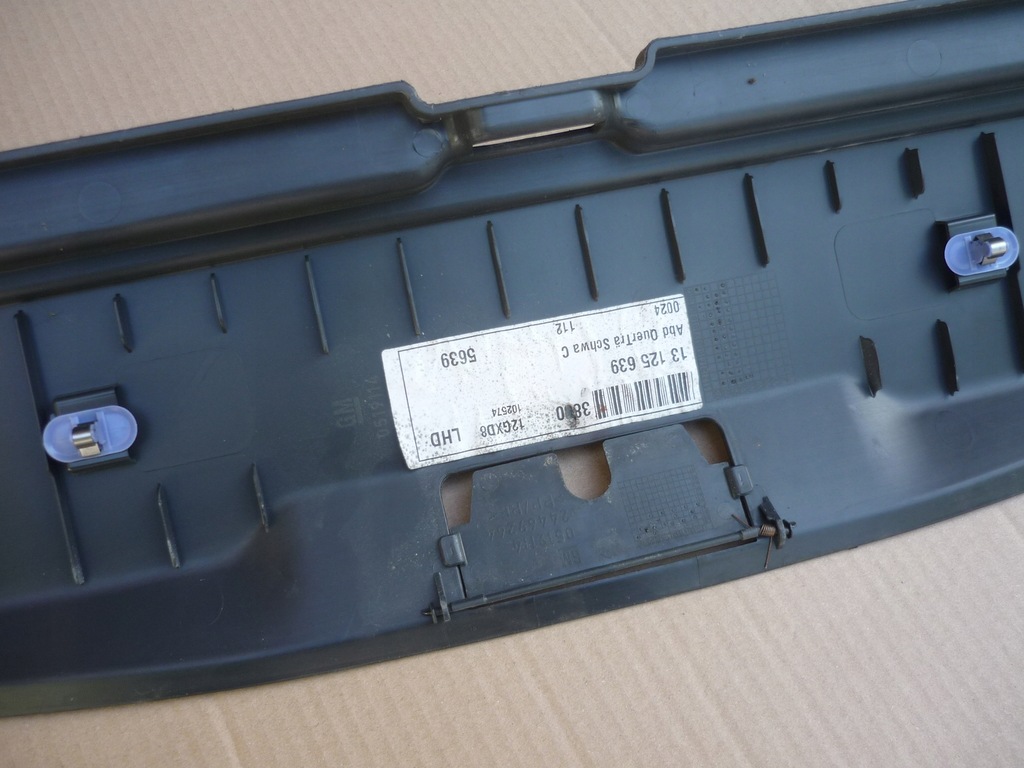 фото №9, Защита порог ниша багажника opel vectra c kombi 13125639 ładna