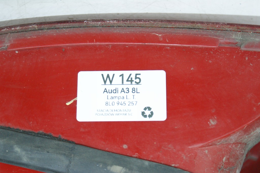 фото №12, Лампа задня правий задня права задня audi a3 8l 8l0945257
