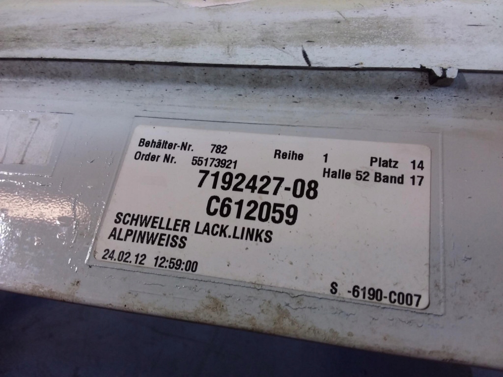 фото №5, Bmw 7 f01 молдинг поріг накладка 7183899 a300