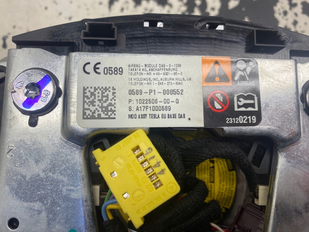 фото №7, Tesla s подушка подушка безопасности водителя 1022506-00-g